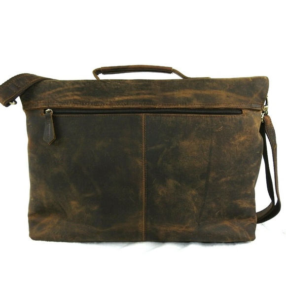 Leather Vintage Handmade Messenger  Bag - Picture 3 of 7